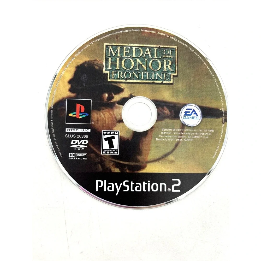 War LOT Call of Duty Finest Hour, Medal of Honor & Warrior (Sony PlayStation 2)‎